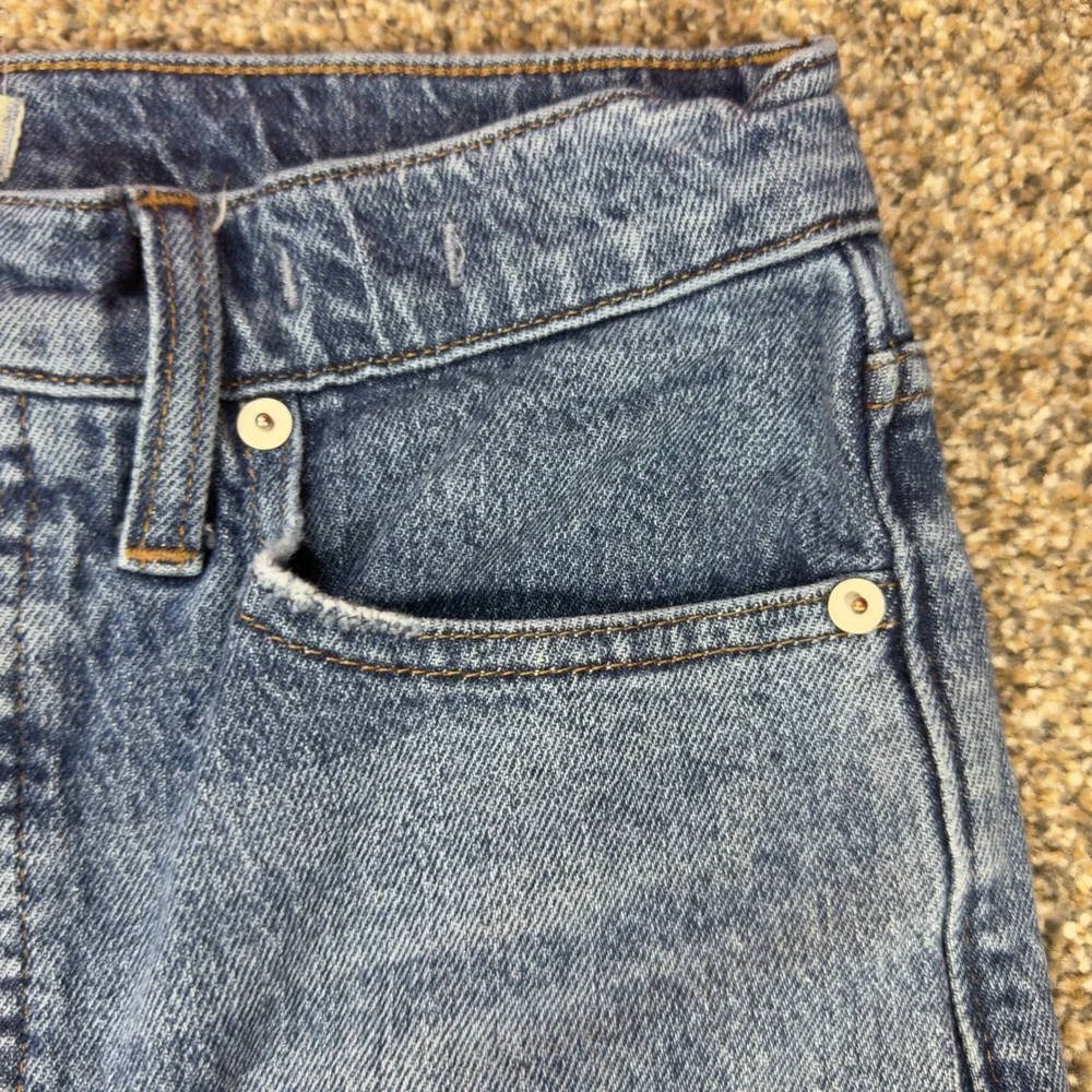 Madwell The Perfect Vintage Jean Womens 27 Medium Wash High Rise Straight Denim